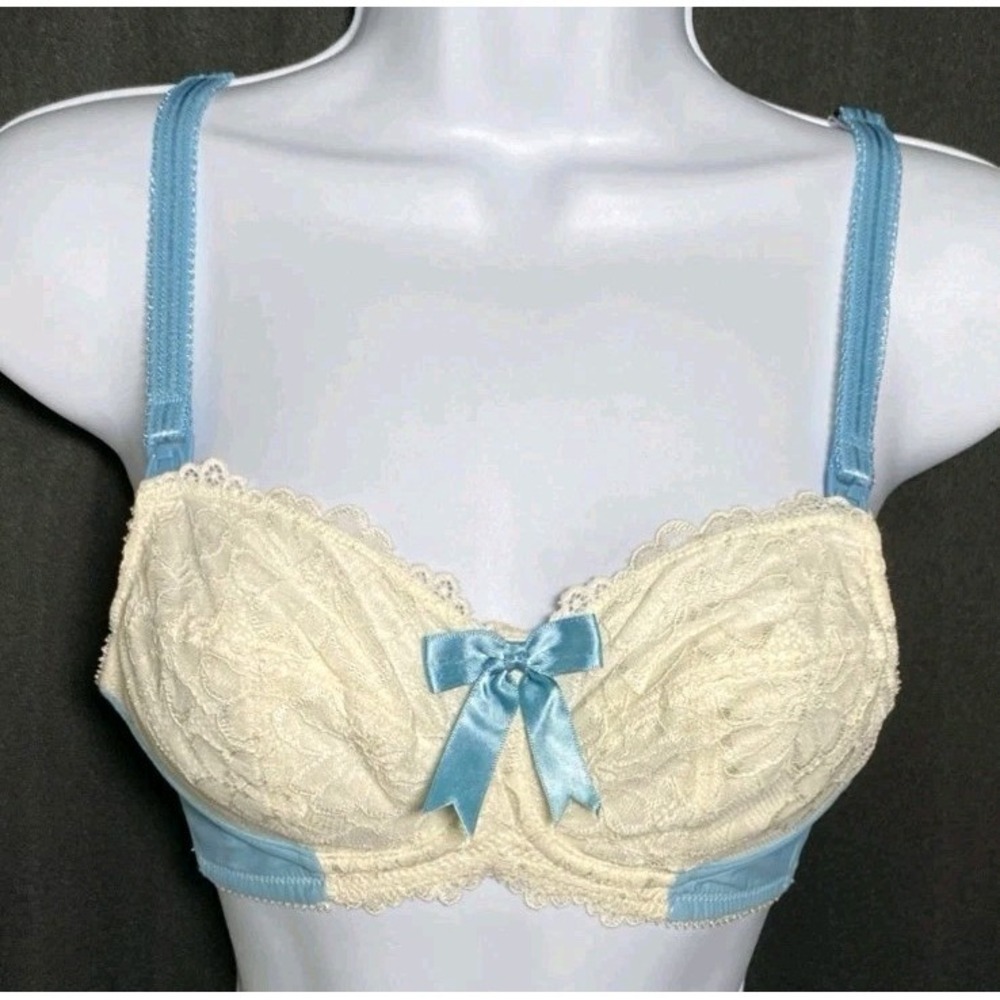 2x Cake Lingerie Soft-Cup Coquette Maternity Nursing Bundle Non-Wire Bra 34E